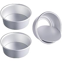 Mumufy 9-Piece Round Cake Pan Set – Non-Stick Aluminum Pans 4, 6, 8 Inch With Baking Paper Sheets - View #2