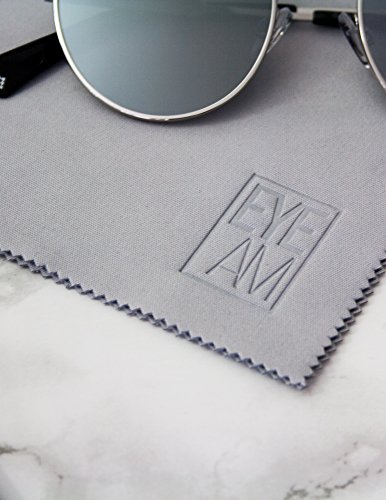 Brillenputztuch aus Mikrofaser in Premium Qualität / Mikrofasertuch für Brillen / Staubtuch Extragroß 40×40 cm / Reinigung von Bildschirm, Kamera, Touchscreen, Glas / Reinigungstuch ist waschbar - 3