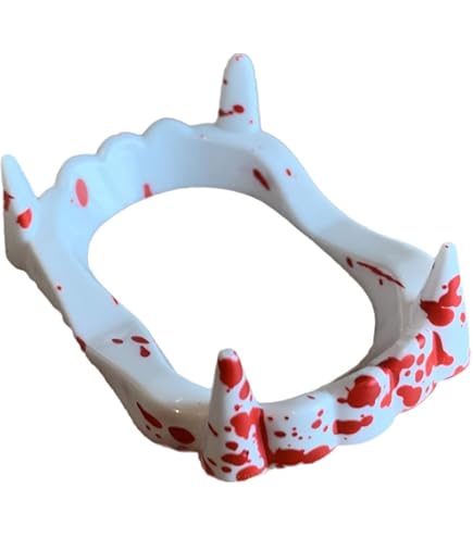 Dents De Vampire Rétractables Pour Enfants 10-16 Ans - Halloween, Déguisement Dracula - Matériau Non Toxique, Clip Facile