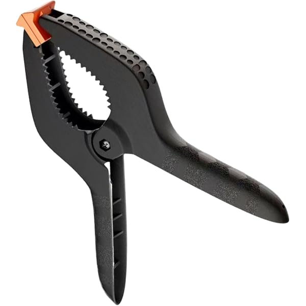 TEKTON 3/4-Inch Nylon Spring Clamp – 3/4" Jaw Opening, 1" Throat Depth, Fiberglass-Reinforced
