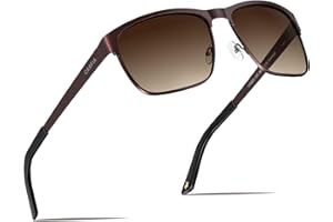 CARFIA męskie okulary przeciwsłoneczne z polaryzacją, klasyczna metalowa oprawka Premium, UV 400, okulary dla kierowców, okulary sportowe