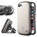 Produktbild iPhone 7 Hülle & Universal KFZ Lüftungsschlitz-Halterung (Winkel einstellbar ) iFace® [Duo] Schwerschutz [Gunmetal] Doppelte Schutzschicht & Extrem Hoher Fallschutz Schutzhülle für iPhone 7 Case, iPhone 7 Cover - Champagne Gold