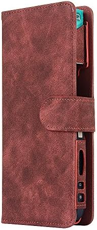 IQOS Case Pouch Bag Protective Holder Cover MR BALD iQOS Wallet Case Electronic Cigarette iQOS PU Leather Carrying Case Holder Cover (Red)
