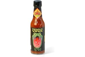 SCOVILLA Cajohn 's Vicious Viper Hot Sauce, 5 uncji Vicious Viper