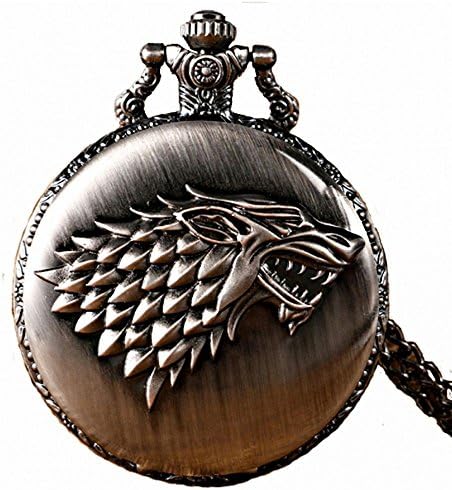 Game of Thrones Stark Gold Fob Watch GOT Z10