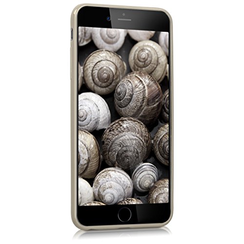 kwmobile Funda para Apple iPhone 6 Plus 6S Plus - Case para m vil en TPU silicona - Cover trasero en beige mate reviews kwmobile Funda para Apple iPhone 6 Plus 6S Plus - Case para m vil en TPU silicona - Cover trasero en beige mate