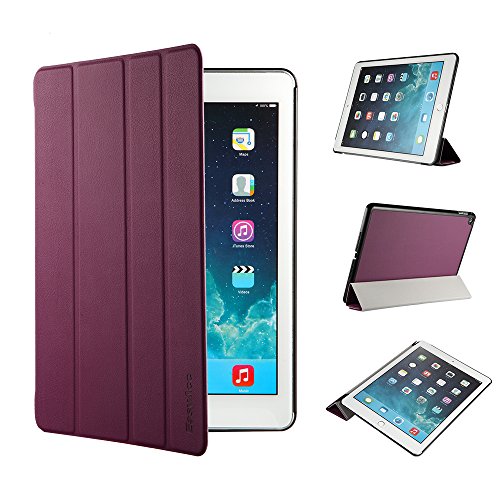 iPad Air 2 Hülle, EasyAcc Ultra Slim Cover Schutzhülle Bumper Lederhülle mit Standfunktion / Auto Sleep Wake Up Funktion für iPad Air 2 2014 Modell Number A1566/ A1567 - Lila, Ultra Slim