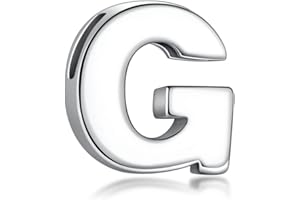 CANDYFANCY Ciondolo con Iniziale Argento 925 Amore Cuore Simboli & Pendente Personalizzata Alfabeto Nome A-Z Collana Piccolo Catena Donna Uomo