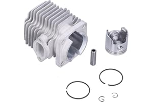 KEN ROD Cilindro Pistone Kit | Metallo Cilindro Pistone Guarnizione Cuscinetto Assemblea 40 MM | 2 Tempi Motore 49 Cc Mini Moto ATV Quad Minimoto Moto Moto