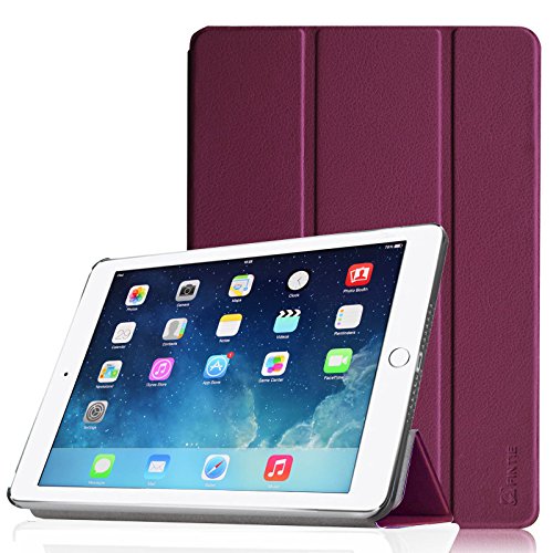 Fintie iPad Air 2 Hülle - Ultradünn Superleicht Smart Cover Schutzhülle Tasche Case mit Ständer und Auto Sleep / Wake Funktion für Apple iPad Air 2 (iPad 6 6th Generation), Lila