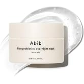 Abib Rice Probiotics Overnight Face Mask Barrier Jelly 2,7 fl oz / 80 ml | Masque de nuit coréen pour Glass Skin | Crème hydr