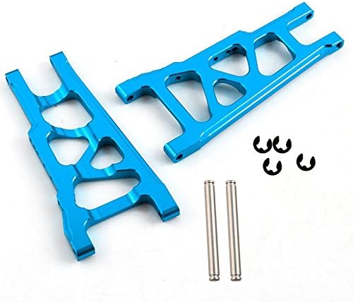 Yiguo 2pcs Aluminum Front / Rear Lower Suspension Arm SLA007 for 1:10 Traxxas Slash 4X4 RC Car Upgrade Parts Blue