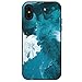 Price comparison product image iPhone X Case for girls, NPDC 9H Tempered Glass Back Cover [Mimics the Glass Back of iPhone X][Scratch-Resistant] + Soft Silicone Bumper [Shock Absorption] for Apple iPhone X (Nile Blue)