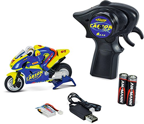 Preisvergleich Produktbild Carson 500404125 - "Micro Bike 2.4 GHz Fahrzeug