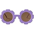 ADE WU Sunglasses for Kids Round Flower Cute Glasses UV 400 Protection Children Girl Boy Gifts