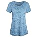 Produktbild DEELIN Damenmode Bluse Kurzarm Yoga Oberteile Activewear Lauftraining T-Shirt