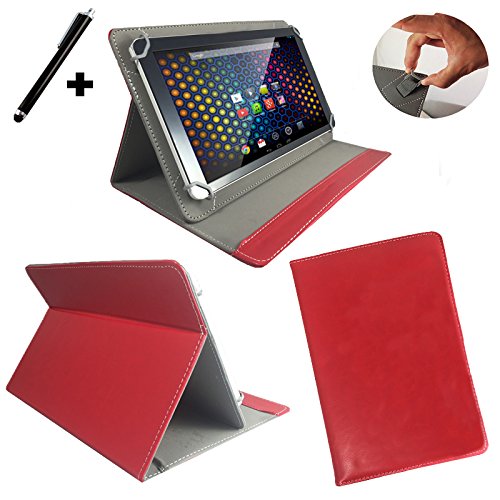 Wortmann Terra Pad 1002 / 9,7 Zoll Tablet PC Tasche mit Aufstellfunktion - Rot