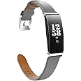 MoKo Cinturino Compatibile con Fitbit Inspire/Inspire HR/Inspire 2, Braccialetto di Ricambio in Pelle