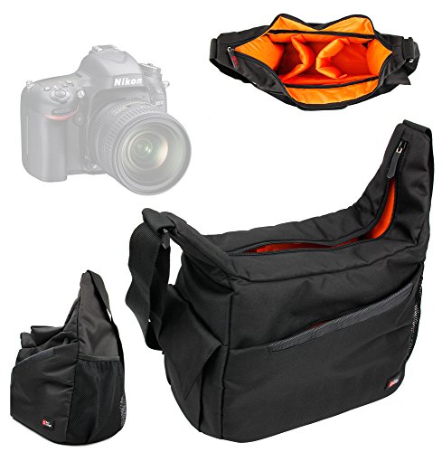 Besace de transport multi-poches pour Nikon Coolpix P610 et L840 Canon PowerShot SX410 IS et Pentax XG-1 appareils photo Bridge et leurs accessoires reviews Besace de transport multi-poches pour Nikon Coolpix P610 et L840 Canon PowerShot SX410 IS et Pentax XG-1 appareils photo Bridge et leurs accessoires