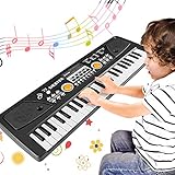 ♫【TRAGBAR KIDS PIANO】 Hergestellt aus sicherheits- und umweltfreundlichen Materialien, feiner Verarbeitung und glatten Kanten, sind Kinder nicht verletzt. Aufgrund dieser hochwertigen Materialien müssen Sie sich keine Sorgen um die Sicherheit machen. Langlebig und sicher für Ihre Kinder.