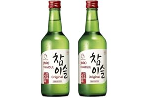LET'S GO MARKET Jinro Chamisul Original Soju Alc 20.1% by Vol. 350ml(Pack of 2)