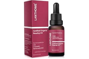THE ISMA Rosehip Oil for Face, Certified Organic Rosehip Oil, use of Scars, Stretch Marks, Fine lines adn Wrinkes, 10ml