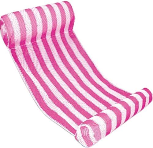 CRMM Inflatable Float,PVC Water Toy Adult Swimming Pool Single Swimming Water Hammock(133Cm*66Cm*17Cm),Pink