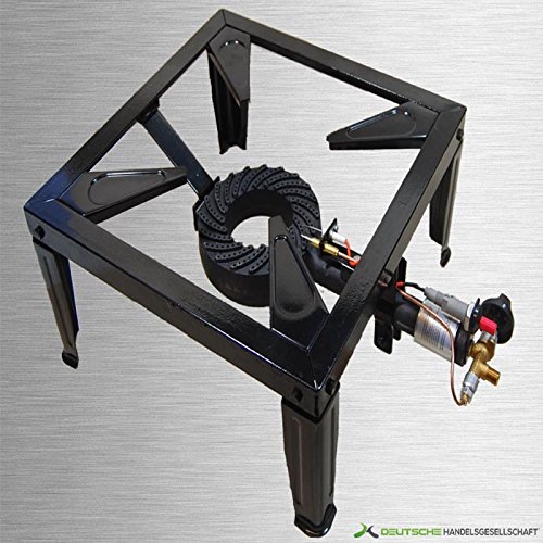 10,5 KW 4 Fuß Profi Gaskocher Hockerkocher Gas Kocher Campingkocher Outdoor - 2