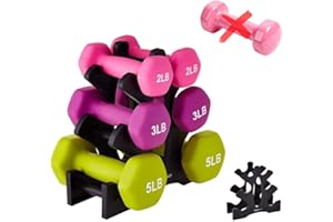 TOMOTATO Dumbbell Rack, (Dumbbells Not Included), 3 Tier Dumbbell Weight Stand Strength Training Dumbbell Storage Hoder for Home Gym Workout, 23x22.5x8.5cm