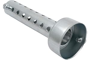 Silencieux moto, Kacepar 48mm DB Killer Muffler Baffle, Universal Exhaust Pipe Silencer Noise Canceller, Can Noise Muffler Removable Silencer, Silver, 1 Piece