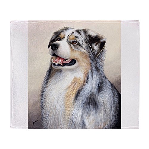 CafePressCafePress Aussie_Ollie Throw Blanket Super Soft Fleece Plush Throw Blanket, 60"x50"