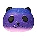 Produktbild Covermason Squishy Toys Slow Rising Spielzeug Jumbo Cute Stress Kombination Toys Sternenklar Niedlich 10 cm Panda Baby Creme duftend Matschig Langsames Aufstehen SqueezeToy Kinder (Lila)
