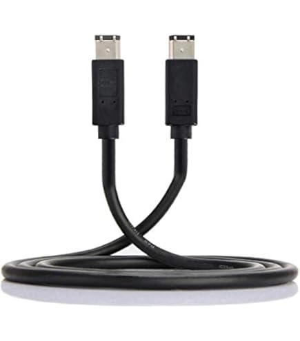 Câble D'alimentation Pour Caméscope Panasonic - Compatible NV-GS37, GS60, GS71, GS80, GS90, PV-GS19 - 100 Cm Noir