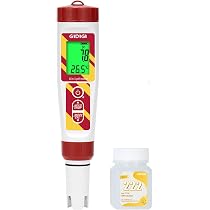 Misuratore PH Digitale 2 In 1 Con Sonda Per Acqua – Tester PH/EC/TDS/SAL/ORP E Temperatura, Con APP Bluetooth, Per Piscine, Acquari, Idroponica E Acqua Potabile