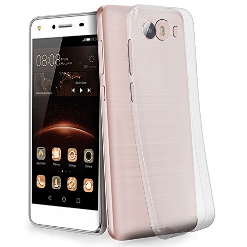 Funda Carcasa Gel Transparente para HUAWEI Y5 II  2016   Ultra Fina 0 33mm  Silicona TPU de Alta Resistencia y Flexibilidad  Electr  nica Rey  