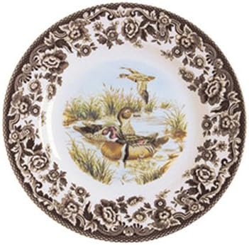 Spode WLWD0105 Woodland Dinner Plate 27 cm (Wood Duck), Ceramic, Patterned