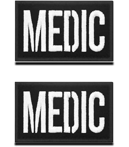 Glow in the Dark EMS EMT Medic Paramedic Morale Patch | Tactical PVC 3D