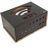 kutuTR Dekoratif Modem Saklama Kutusu/Wifi/Siyah