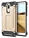 Produktbild Mate 10 Lite Hülle, Coolden Premium [Armor Serie] Outdoor Stoßfest Handyhülle Silikon TPU + PC Bumper Cover Doppelschichter Schutz Hülle für Huawei Mate 10 Lite (Gold)