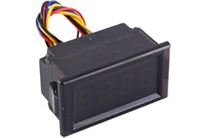 MEROURII AILOVA Electromechanical Gauge Digital Car Clock, LED Display, Waterproof, 4.5V~30V, Multi-functional, Easy to Read and Use