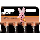 Duracell Plus MN1400 Alkaline C Batteries - 4-Pack