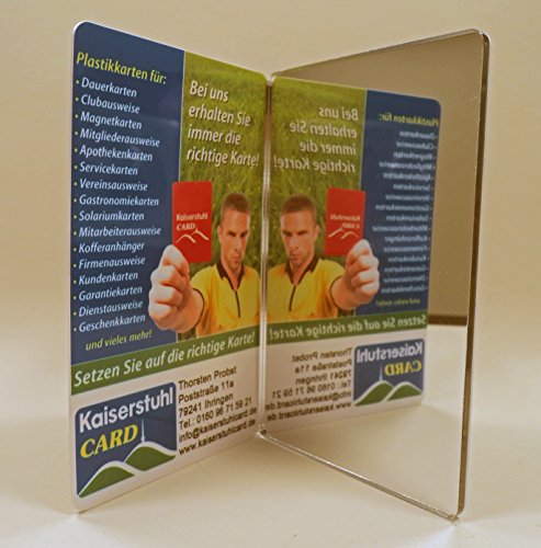 KaiserstuhlCard Magnet Spiegel für Kühlschrank, Büro, Arbeit, Praxis, Küche, Outdoor, Auto, Geschenk Geschenkidee für Kinder Damen Herren oder zum Muttertag Muttertagsgeschenk Geburtstag - 2