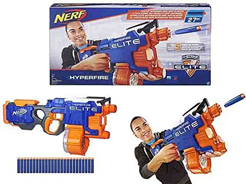 Preisvergleich Produktbild Gewehr Nerf Hyperfire Spiel Spielzeug Geschenk # AG17