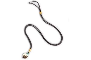 EXINOX Collana pendente buddista Yin Yang | Uomo Donna R | Regolabile | Tibetano orientale, Cotone