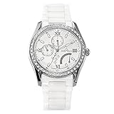 Stella Maris Damen-Armbanduhr Analog Quarz Premium Keramik Diamanten - STM15M3