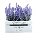 Produktbild Lavendel in der Holzbox, Kunstpflanze, Lavendelpflanze