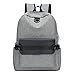 Produktbild Mode Rucksack Btruely Unisex Wiederaufladbar Handtasche Backpack Schule Reise Segeltuch Schultertasche Tote (Grau)
