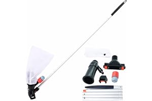 SUDS-ONLINE Swimming Pool Super Jet Vacuum With 5 Pole Sections Vac Section Hoover Clean Maintenance Cleaning Suction Spa