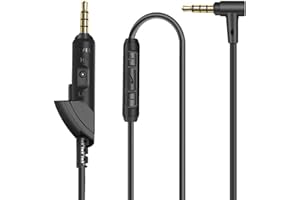 Bingle Audio Cable Replacement Cord For Bose QC15 QuietComfort 15 Headphone W/IN-LINE MIC and Remote(BQ15-C2)