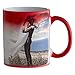 Produktbild Zaubertasse mit Fotodruck - Rote Magic Foto Tasse mit Farbwechseleffekt - persönliche Geschenkidee selbst Gestalten - Kaffeetasse Kaffeebecher mit Thermoeffekt und eigenem Bild
